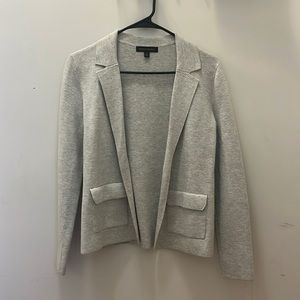 Banana Republic grey womens sweater blazer